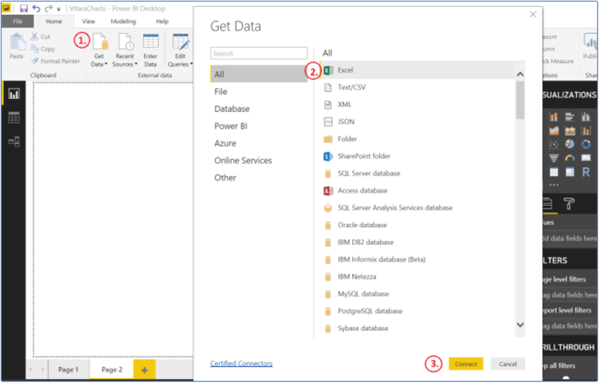 Connecting to data in Excel file in Power BI Desktop