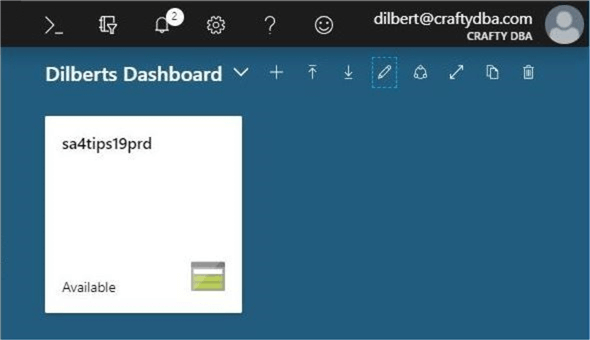 Azure Portal - Dilbert Account - This account has read only access.
