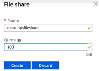 create file share