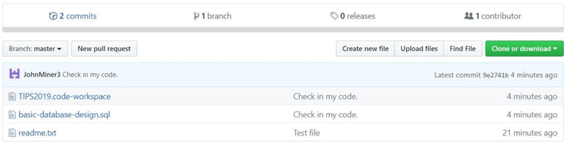 Azure Data Studio - Install Program - First Commit - Check the first set of code into Git Hub.