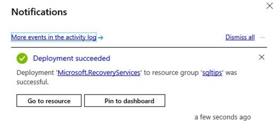 Azure Recovery Services Vault