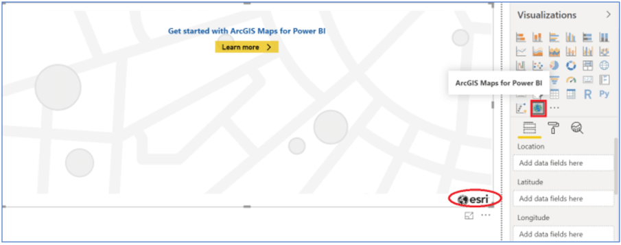 ArcGIS Maps for Power BI Desktop.