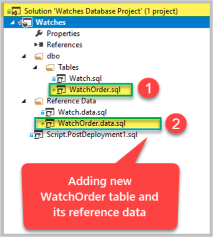 Adding WatchOrder table and its reference data.
