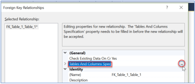 Creating a foriegn key relationship using SQL Server Management Studio (SSMS) Table Designer. 3/4