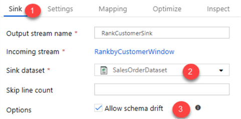 MSSQLTip14_DataFlowsinksettings add sink schema modifier settings
