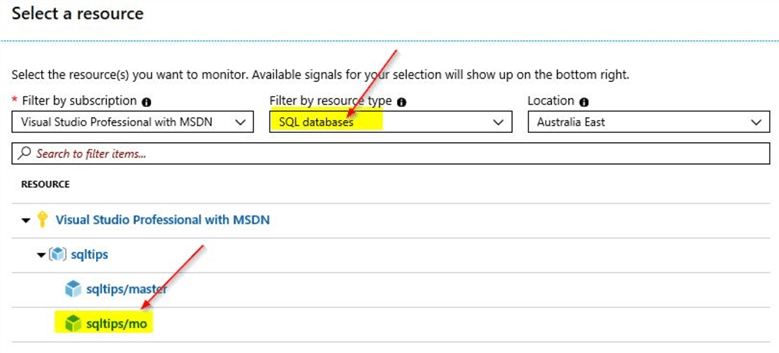 azure monitor alerts and actions