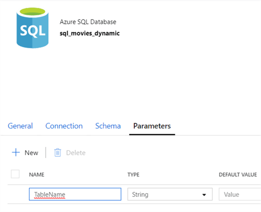 add table name parameter