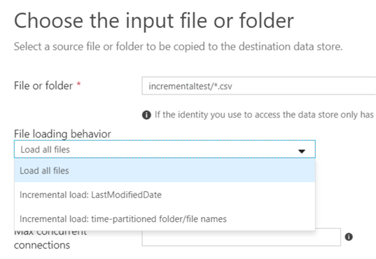specify file loading behavior