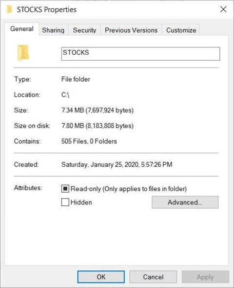 505 source files in Azure Blob Storage