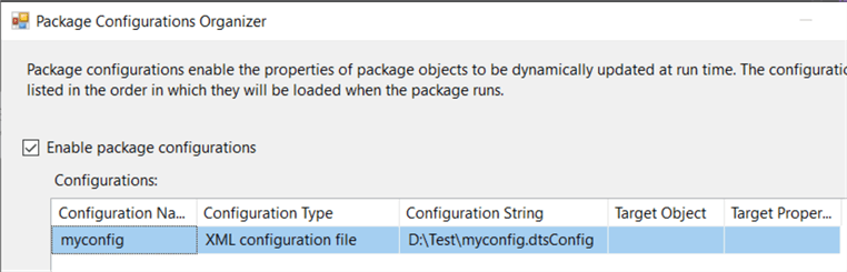 package config