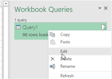 workbook queries