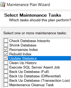 maintenance tasks