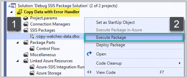 Rerun SSIS Package