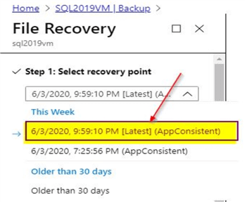 azure file recovery