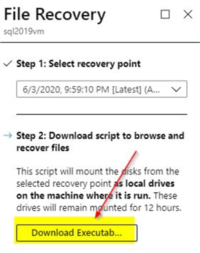 azure file recovery