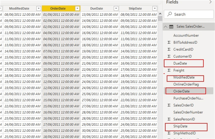 Snapshot showing how datetime columns looks after deactivating it in Current Filer options settings