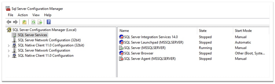 sql server configuration manager