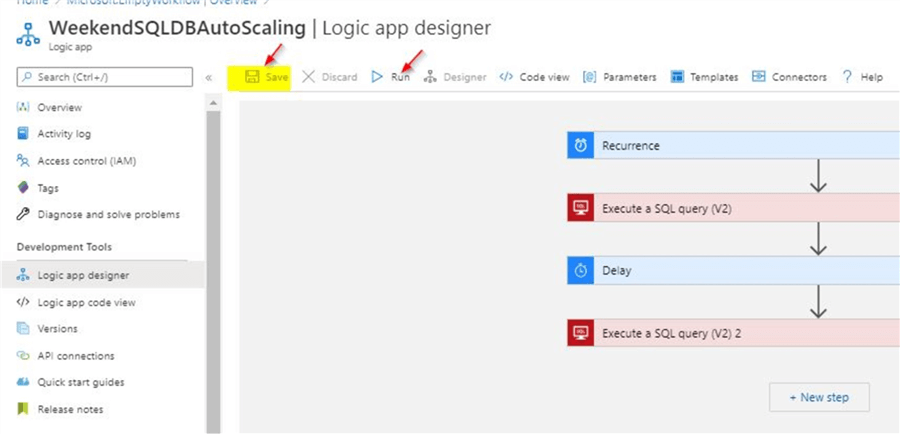 logic app designer