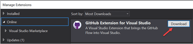 InstallGitHubExtension Steps to install GitHub Extension.
