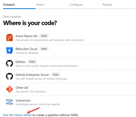 WheresCode Step to select where the code is.