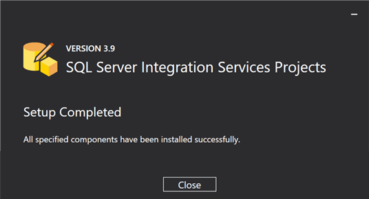 install visual studio extensions ssis