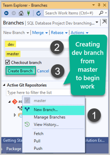 Creating dev branch from master to begin work