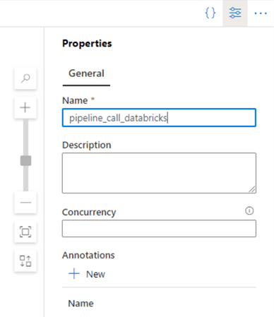 Shows the name field to fill out when creating a new pipeline.