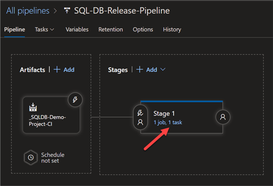 ReleaseStage1 CICD Release pipeline stages