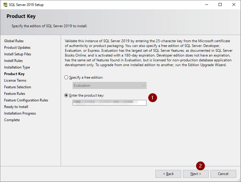 SQL Server 2019 Install Screen 4