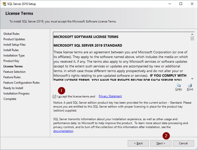 SSIS Install Screen 4
