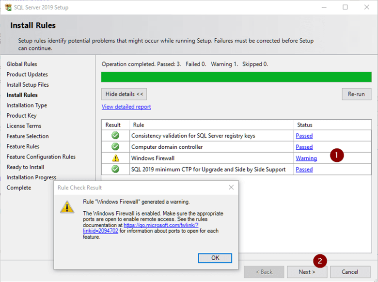 SSIS Install Screen 6