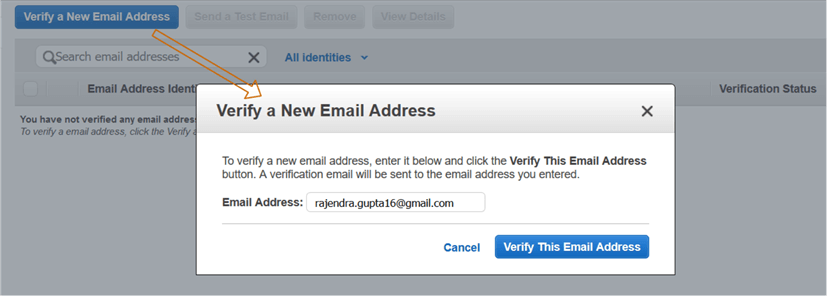 Verify this email address