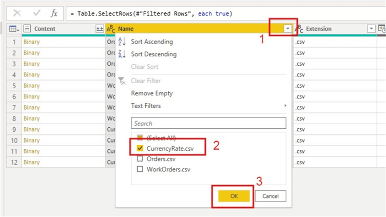 Joining two datasets in power bi