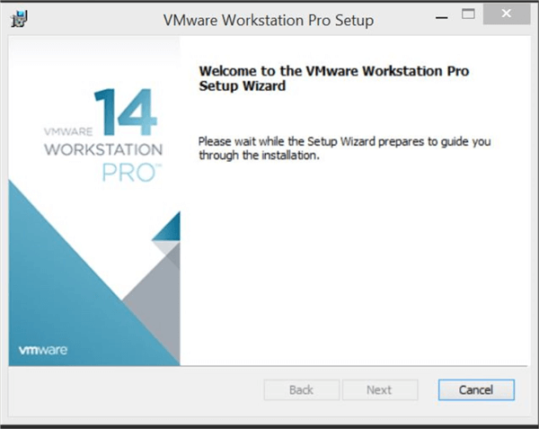vmware workstation pro setup