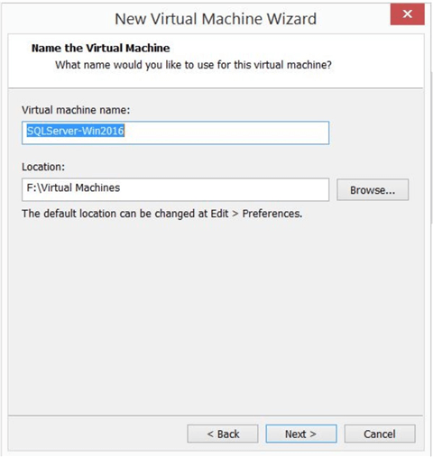 virtual machine wizard