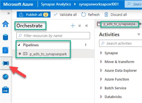 SynapsePipeline Add a Synapse Pipeline