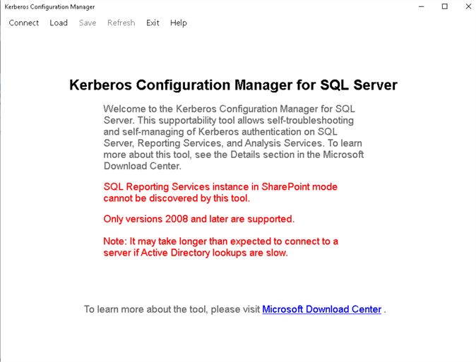 Kerberos Configuration Manager