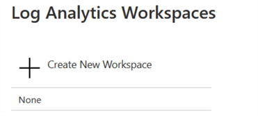 log analytics workspace