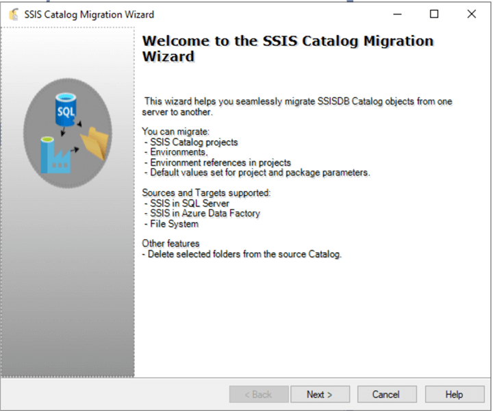 ssis catalog migration wizard