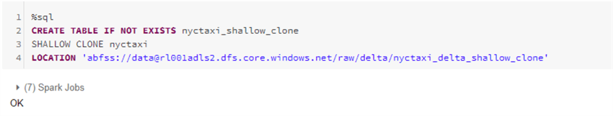 CreateShallowClone Script to create shallow clone