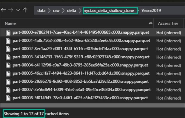 ShallowCloneFiles Shallow Clone now has files in folder
