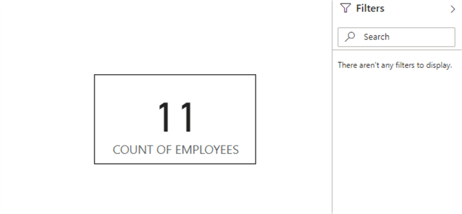 New count of employees in Power BI report in Power BI Service after adding 2 more rows of data