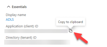 ClientTenanttID Copy the Tenant and Client IDs