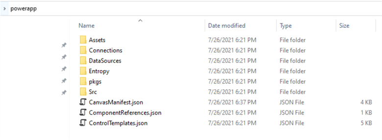 unpacked msapp file contents 