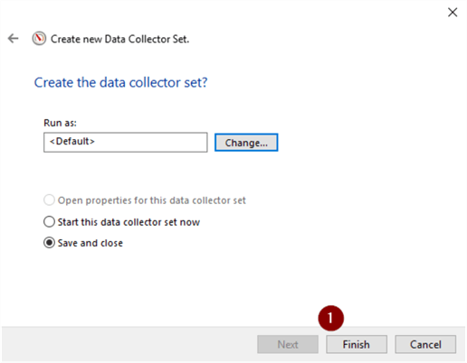 Create Data Collector Set 4