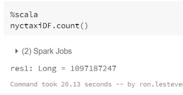 CountDF Code to count the NyC dataset