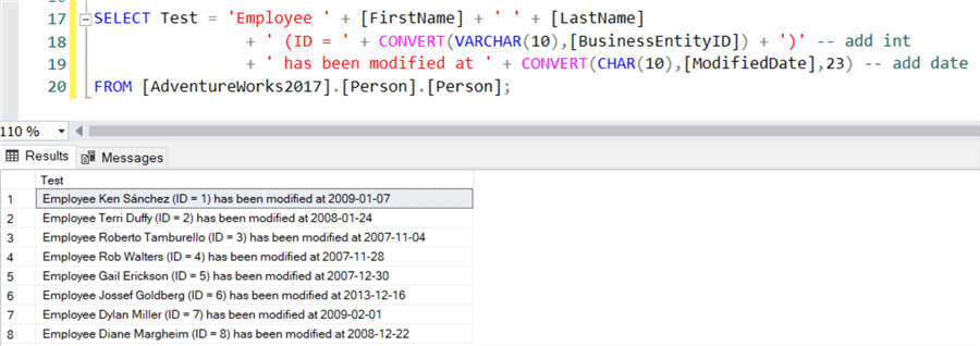 concatenation with mixed data types fixed