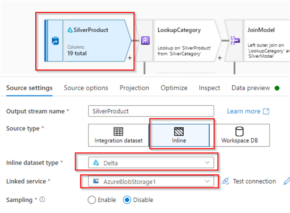 Azure Synapse Studio create a Mapping Data Flow