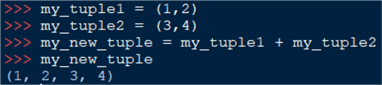 tuple concatenation
