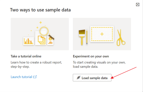 two ways to use sample data